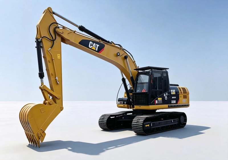 Used CAT 320D crawler excavator - 20 ton with 0.8m³ bucket capacity