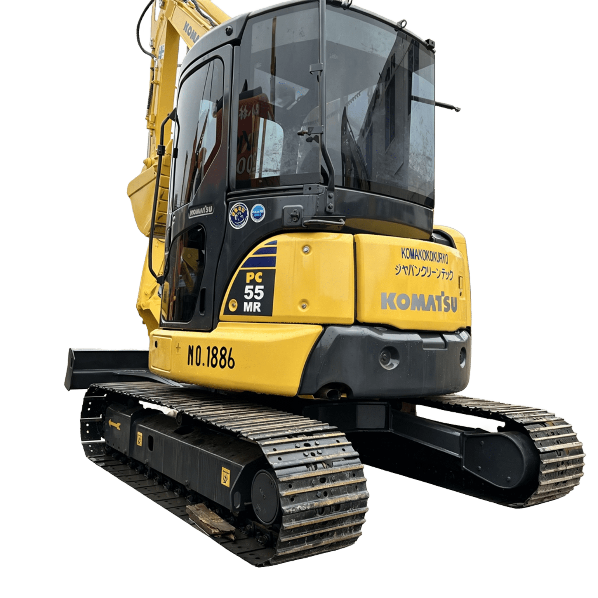 Used Komatsu PC55MR-3 excavator for sale and export